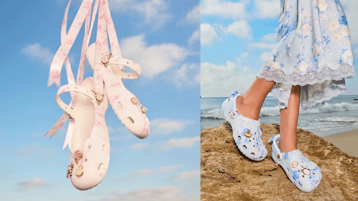 Crocs / The Crocs x LoveShackFancy collab just dropped — and will likely sell out soon